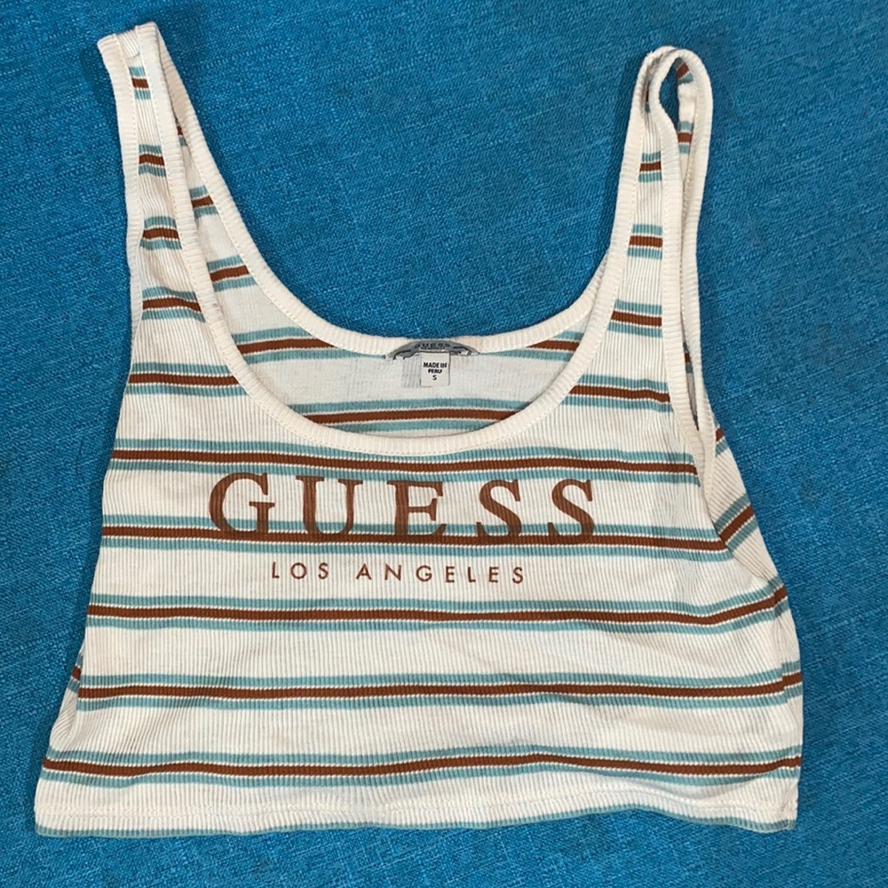 Guess tank crop top